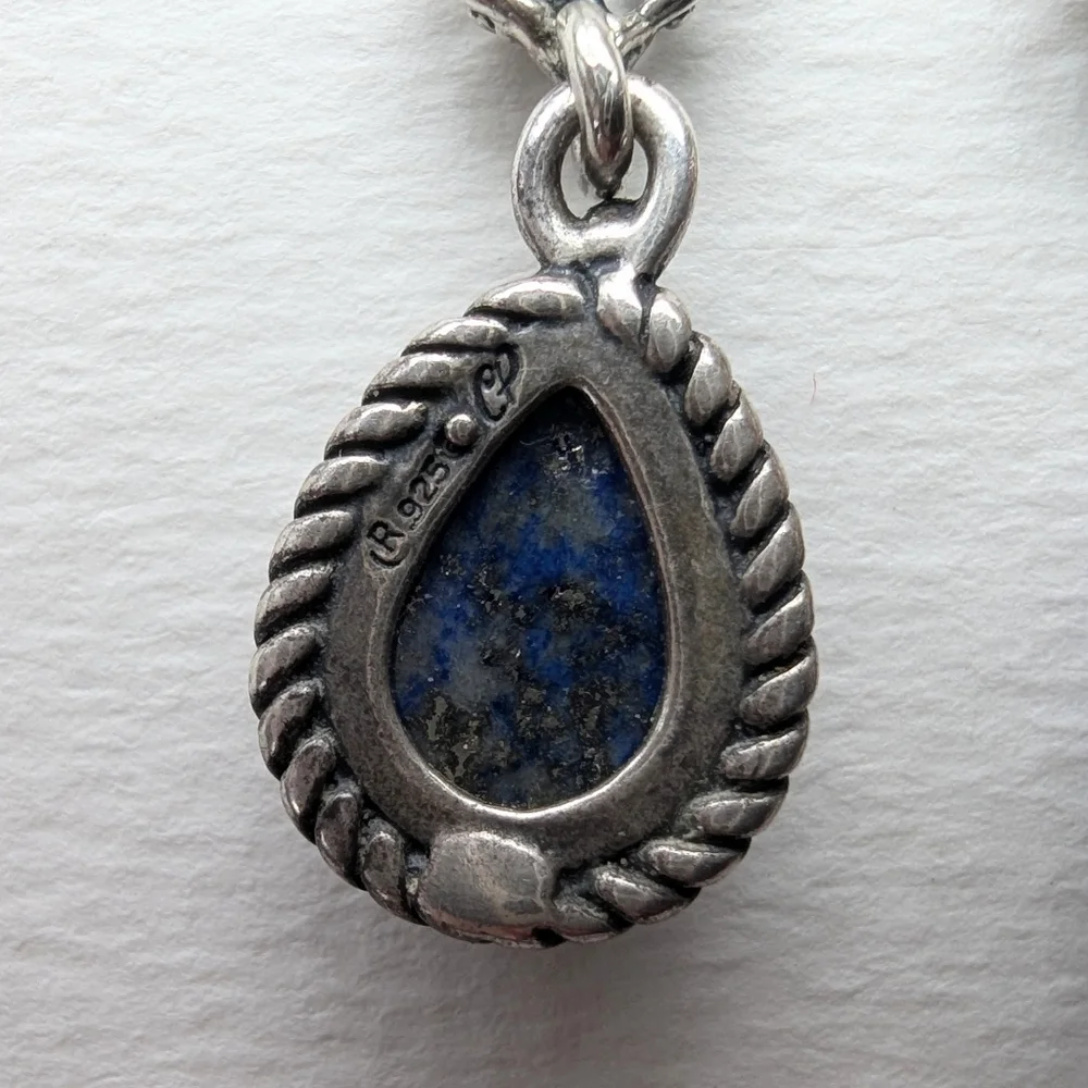 Novica Lapis Lazuli and Sterling Silver Earrings - Picture 5 of 6